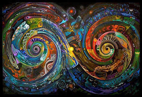 Spiral Matrix by Sam Brown Quantum Entanglement, Spiral Art, Digital Museum, Brown Art, Visionary Art, Spiritual Art, Sacred Geometry, Mandala Art, Art Inspo