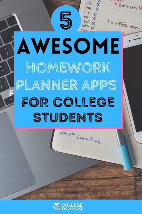 How To Keep Track Of Assignments, Best Planner App, Apps For College Students, Apps For College, University Planner, Exam Planner, Class Planner, College Schedule, College Homework