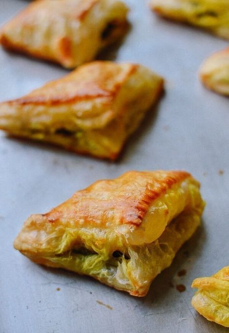 Chinese Curry Puffs with Beef - The Woks of Life Chinese Beef Curry, Chinese Curry, Curry Puff Recipe, Curry Puffs, Woks Of Life, The Woks Of Life, Mapo Tofu, Tandoori Masala, Ground Meat Recipes