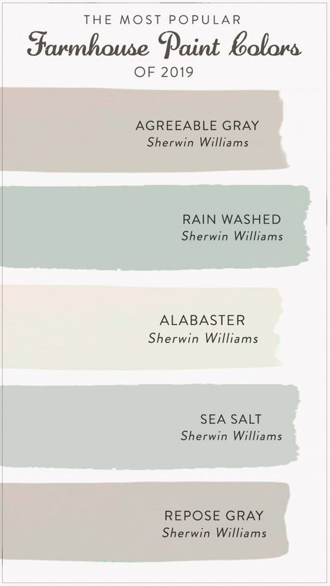 Green And Gray Home Design, Accent Walls Colors, Popular Farmhouse Paint Colors, Neutral Warm Color Palette, Dresser Colors, Bathroom Main, Buffet Dresser, Agreeable Gray Sherwin Williams, Sea Salt Sherwin Williams