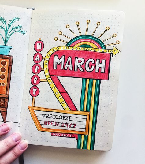 Bullet journal theme ideas BUJO retro theme Candyland Drawing Art, Unique Bujo Themes, Doodle Bujo Journal Ideas, Bujo Monthly Theme Ideas, Retro Journal Ideas, Bujo Themes Ideas, Retro Bujo Theme, Disco Ball Bullet Journal, Preppy Bullet Journal Ideas