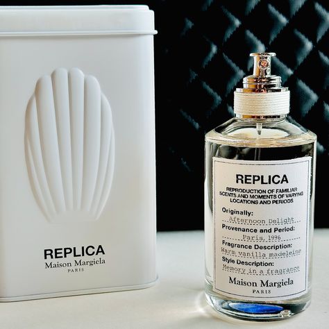 REPLICA Afternoon Delight Eau de Toilette Notes of vanilla, Madeline accord, sandalwood, and musk. Transport yourself to a sun-soaked afternoon in Paris, 1996. With every spritz of Maison Margiela’s REPLICA ‘Afternoon Delight,’ you’re wrapped in the warm embrace of vanilla and madeleine, evoking cherished memories of simpler times. This isn’t just a fragrance; it’s a journey through time, a nostalgic escape into the heart of the City of Lights. Available exclusively at Sephora. @sephora ... Replica Aesthetic, Afternoon Delight, Simpler Times, City Of Lights, Cherished Memories, How To Feel Beautiful, Sephora, Scents, Temple