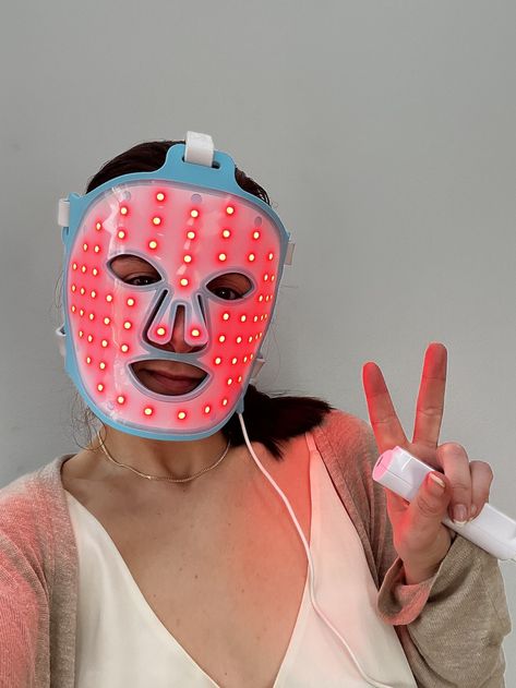 Red Light Therapy Mask Review: What to Know Before Splurging Red Light Face Therapy, Red Light Therapy Face Mask, Best Red Light Therapy Mask, Red Light Therapy For Face, Red Light Face Mask, Red Light Mask, Red Light Therapy Mask, Beauty Tech, Light Therapy Mask