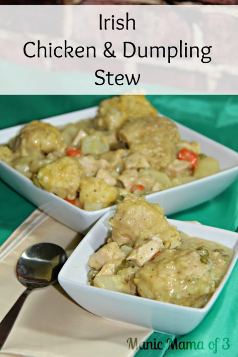 Dumpling Stew, Irish Chicken, Chicken Dumpling, Irish Recipes Authentic, Irish Cooking, Irish Dishes, Hp Sauce, Fete Saint Patrick, Irish Cuisine