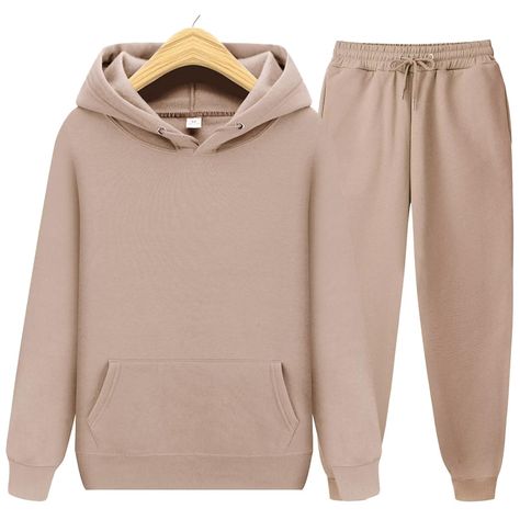 PRICES MAY VARY. Fleece 👫【Size Tips】💓(This is a women size, please order 1 or 2 size up for men). 👫Women's Men novelty tracksuit 2 piece solid color pullover fleece hoodie long sleeve casual sweatshirts and sweatpant set jogger sweatsuits with big pockets. 👫【Size Chart】This men's and women's tracksuit,💓Please read the size chart before order.due to manual measurement, if there is an error of 1~2cm, it is within a reasonable range. 👫【Fabric】85% Polyeste+15% Cotton, This 2-piece hoodie sweat Cheap Sweatshirt With Drawstring Hood For Sports Events, Cheap Blue Athleisure Sweatshirt, Sweatsuit Set Boohoo, Cheap Sporty Sweatshirt With Fleece Lining, Cheap Sporty Fleece Sweater, Cheap White Track Jacket For Spring, Plus Size Track Suit For Women, Cheap White Sports Outerwear, Cheap Crew Neck Sweatshirt With Double-lined Hood