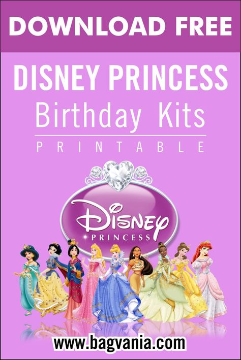 Download Free Printable Adorable Disney Princess Birthday Party Kits Templates #free #freeinvitation2019 #birthday #disney #invitations #invitationtemplates Free Princess Party Invitation Template, Free Disney Princess Printables, Princess Birthday Party Decorations Diy, Disney Princess Theme Birthday Party, Princess Party Printables, Disney Princess Printables, Princess Party Cake, Disney Princess Birthday Cakes, Princess Birthday Party Invitations