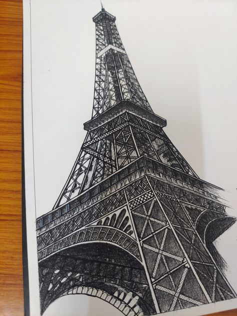 #eiffeltower #sketch #pensketch #renderings Architectural History, Gcse Art Sketchbook, Travel Drawing, Architecture Drawing Art, Pen Sketch, Gcse Art, Art Drawings Sketches Creative, Tour Eiffel, Art Drawings Sketches