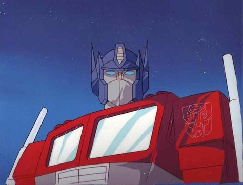 Optimus Prime from the original Transformers cartoon. Transformers Cartoon, Optimus Prime G1, Optimus Prime Art, Transformers Fanart, Original Transformers, Transformers Starscream, Transformers Universe, Cartoons 80s 90s, Transformers 4