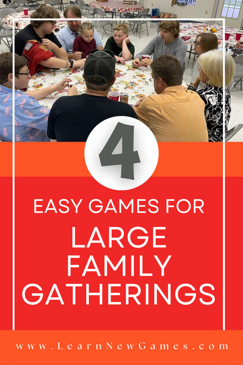 4 fun games to play in large groups that almost any age can play! Games For Big Groups, Games To Play Inside, Group Card Games, Indoor Group Games, Party Games Group, Rainy Day Games, Meeting Games, Family Games To Play, Large Group Games