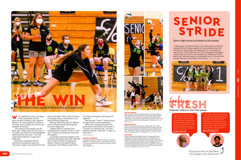 Sport Yearbook Page Ideas, Sports Yearbook Pages, Volleyball Yearbook Page Ideas, Yearbook Basketball Spreads, Volleyball Yearbook Spread, Basketball Yearbook Spread, Yearbook Fonts, Yearbook Sports Spreads, Student Life Yearbook