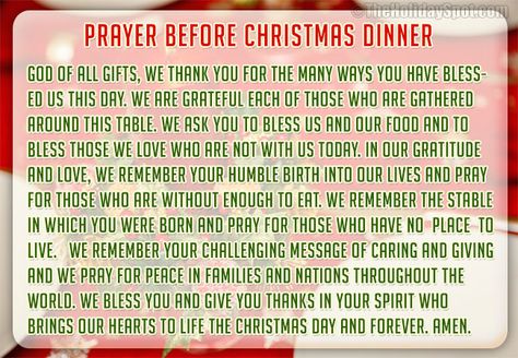 Christmas Dinner Blessing, Christmas Eve Dinner Prayer, Christmas Dinner Blessing Prayer, Christmas Prayer For Kids, Christmas Prayers For Dinner, Christmas Eve Prayer, Christmas Dinner Prayer, Prayer For Kids, Prayers Before Meals