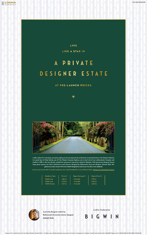 Advertising Design Layout, Hoarding Design, Real Estate Banner, Property Ad, Real Estate Advertising, Real Estate Marketing Design, Fashion Poster Design, Real Estate Ads, Real Estates Design