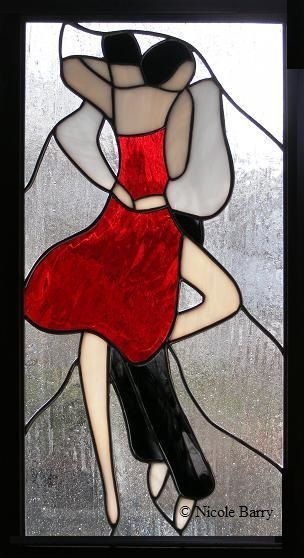 L'art Du Vitrail, Glass Painting Patterns, Glass Art Pictures, Glass Painting Designs, Dance Paintings, Soyut Sanat Tabloları, Stained Glass Diy, Stained Glass Crafts, Art Stained