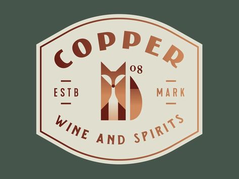 Branded Merch, Copper Logo, Green Branding, Wine Logo, Coffee Label, Logo Process, Love Logo, Branding Mood Board, Logo New