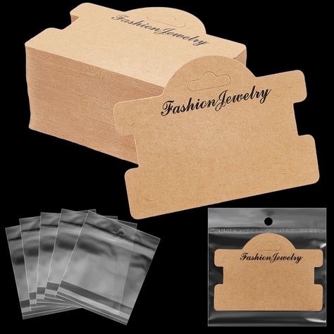 PRICES MAY VARY. Sufficient Quantity to Use: you will receive 100 bracelet display cards and 100 storage bags, which are suitable for showcasing your jewelry creations, you can easily keep your small items organized and professional looking Diverse Size to Decorate and Application: measuring approximately 3.94 x 2.83 inches/ 10 x 7.2 cm, and about 4.33 x 5.51 inches of the storage bags, the necklace packaging for small business is suitable for a range of jewelry sizes Various Functions in Daily Display Ideas For Jewelry, Packaging For Bracelets, Bracelet Displays For Craft Shows, Bracelet Display Ideas, Bracelet Display Cards, Jewelry Vendor Display, Bracelets Display, Necklace Cards, Jewelry Packaging Diy