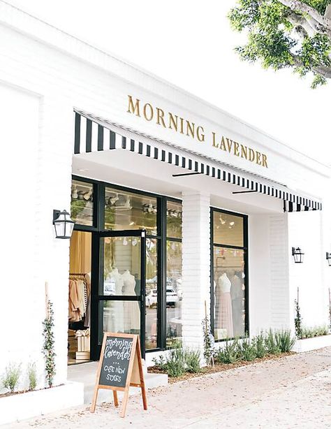 Taking Tea in Southern California - TeaTime Magazine Boutique Exterior, Boutique Store Front, Eksterior Modern, Shop Facade, Morning Lavender, Camino Real, Store Design Boutique, Storefront Design, 카페 인테리어 디자인