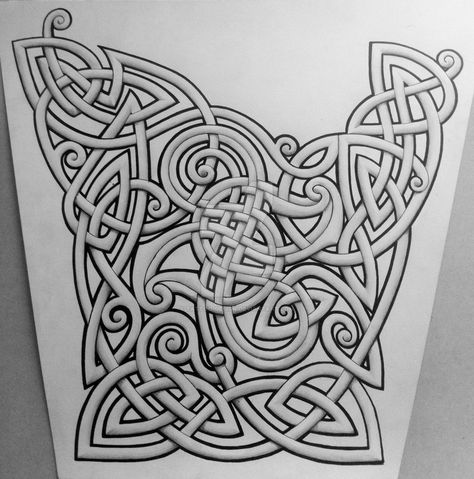 Tattoos On Paper, Celtic Sleeve Tattoos, Viking Knotwork, Celtic Tattoo Designs, Viking Tattoo Sleeve, Norse Design, Celtic Knot Tattoo, Rune Tattoo, Armband Tattoo Design