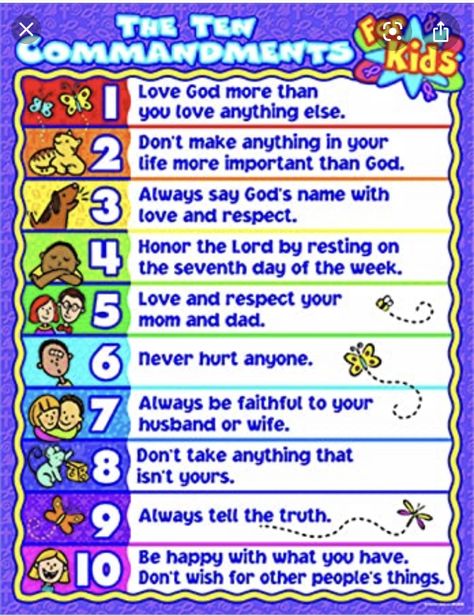 The Ten Commandments For Kids, Ten Commandments For Kids, Sunday School Worksheets, Inspirational Bulletin Boards, Card Workout, The Ten Commandments, Carson Dellosa, Elementary School Classroom, Bible Study For Kids