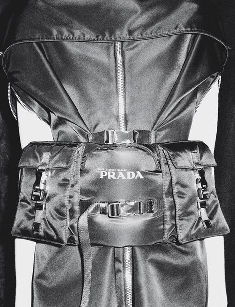 You Can Now Buy Prada Nylon Bags Made from Recycled Plastic | AnOther Parachute Bag, Bag Advertising Photography, Prada Nylon Bag, Prada Backpack, Prada Nylon, Downtown New York, Alice Band, Miuccia Prada, Chloe Grace