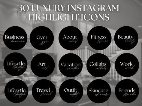 Inspiration for Instagram Story Covers Luxury Instagram Story, Black Aesthetic Instagram, Luxury Social Media, Luxury Instagram, Cover Design Inspiration, Instagram Story Highlight Covers, Black And White Instagram, Instagram Story Highlight, Pink Instagram