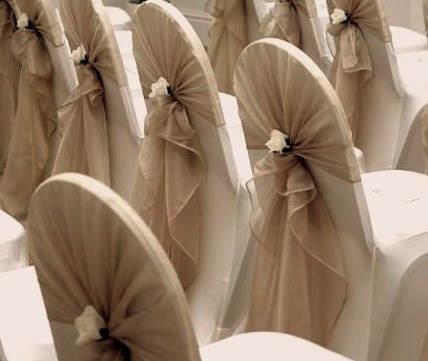 Tulle Chair Covers Kitchen Counter Chairs, Wedding Bomboniere, White Chair Covers, Chairs For Kitchen, Chair Bows, Counter Chair, Chairs Kitchen, Wedding Chair Decorations, Chair Sash