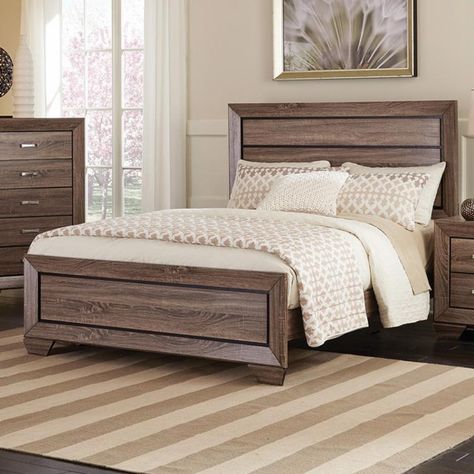 Coaster Furniture Kauffman Panel Storage Bed | Hayneedle Brown Headboard, Bed Dark, Minimalist Bed, Queen Panel Beds, Standard Bed, Bedroom Panel, Coaster Furniture, Wood Beds, Panel Bed