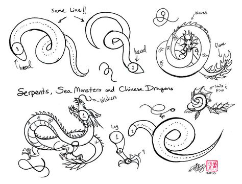 Draw Chinese Dragons etc by Diana-Huang on deviantART Chinese Dragon Drawing Tutorial, Drawing Chinese Dragon, Chinese Dragon Anatomy, Chinese Dragons Art, Chinese Dragon Drawing Reference, Dragon Chinese Drawing, How To Draw Chinese Dragon, Chinese Dragon Watercolor, Chinese Dragon Reference