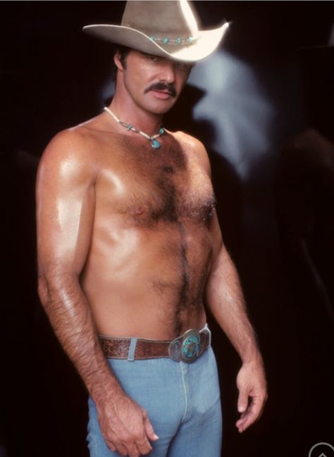 Hugh Jackman Shirtless, Shirtless Actors, Old Hollywood Actors, Mustache Men, Smokey And The Bandit, Handsome Older Men, Hollywood Men, Burt Reynolds, Valentino Men