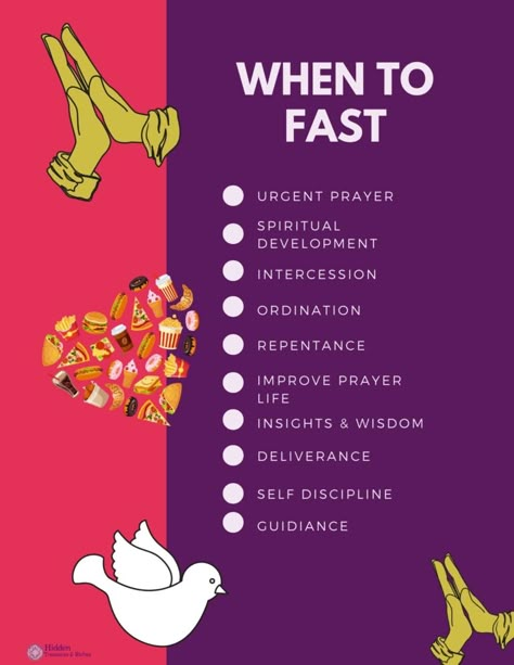 Hope Toolbox: Fasting and Prayer - Hidden Treasures and Riches Christian Fasting Tips, Fasting Prayer Scriptures, Fasting And Prayer For Beginners, 3 Day Fasting And Prayer, Fasting Christian, Christian Fasting, Spiritual Fasting, Fasting And Prayer, Fast And Pray