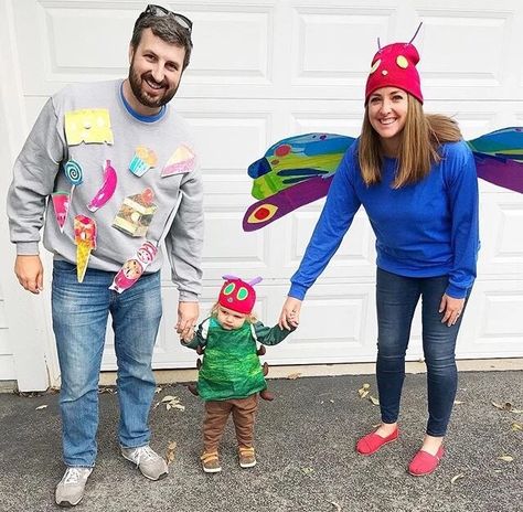 Diy Hungry Caterpillar, Hungry Caterpillar Costume, Kids Costume Ideas, Diy Costumes For Kids, Caterpillar Costume, Creative Halloween Costumes Diy, Great Costume Ideas, Halloween Moms