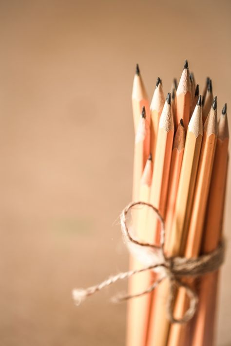 A stack of pencils. Download it at freepik.com! #Freepik #freephoto #business #school #education #paper Pencil Astethic, Pencil And Paper Aesthetic, Aesthetic Pencils, Pencils Aesthetic, Pencils Wallpaper, Pencils Photography, Pencil Images, Pencil Wallpaper, Pencil Aesthetic