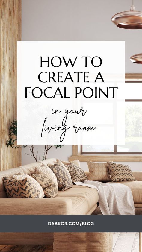 A focal point is the eye-catching piece or area in a room that is made to draw your attention, as it is unique or special in some way. You may be wondering what the focal point is in your living space and why it’s so important to have one. Learn how to create a jaw-dropping focal point in your living room. Living Room Focal Point Ideas, Focal Point Living Room, Living Room Focal Point, Room Focal Point, How To Design, A Living Room, Draw Your, Focal Point, To Draw