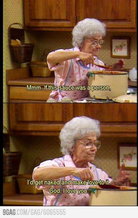 When the food is good Golden Girls Humor, Sophia Petrillo, Golden Girls Quotes, Betty White, Golden Girl, Funny Sayings, Stomach Workout, Early 2000s, Golden Girls