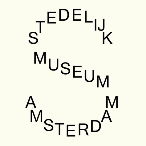 Mevis & Van Deursen Museum Identity, Museum Branding, Museum Logo, Typography Design Inspiration, Stedelijk Museum, Identity Design Inspiration, Professional Logo Design, Typographic Design, Business Logo Design