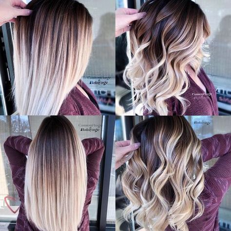 Cabelo Ombre Hair, Kadeřnické Trendy, Ombre Hair Blonde, Vlasové Trendy, Balayage Blonde, Balayage Hair Blonde, Hair Color Highlights, Brown Blonde Hair, Ombre Hair Color