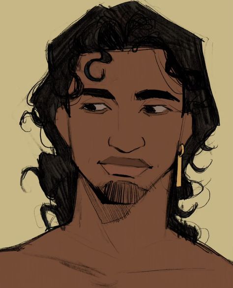 Patroclus Face Claim, Cartoon Male Drawing, Black Character Art Male, Scratching Head Pose, Black Man Character Design, Male Hair Styles Drawings, Black Male Character Design, Black Character Design Male, Draw Hair