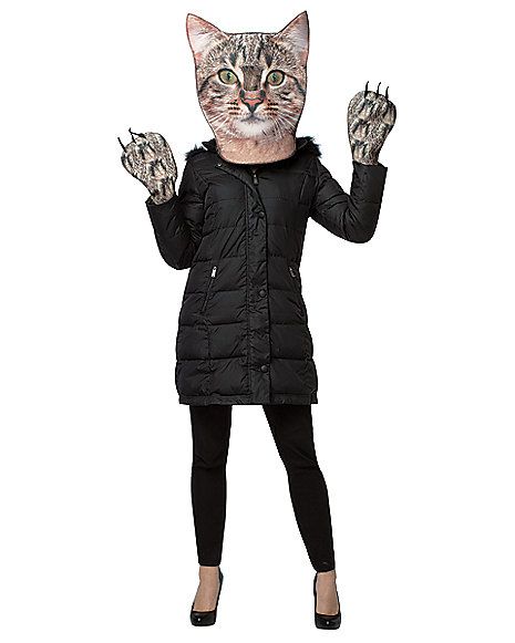 TERRIFYING > ADORABLE Cat Costume, Cat Mask, Cat Costumes, Halloween Accessories, Halloween Masks, Cat Pin, Adult Costumes, Cool Cats, Fancy Dress