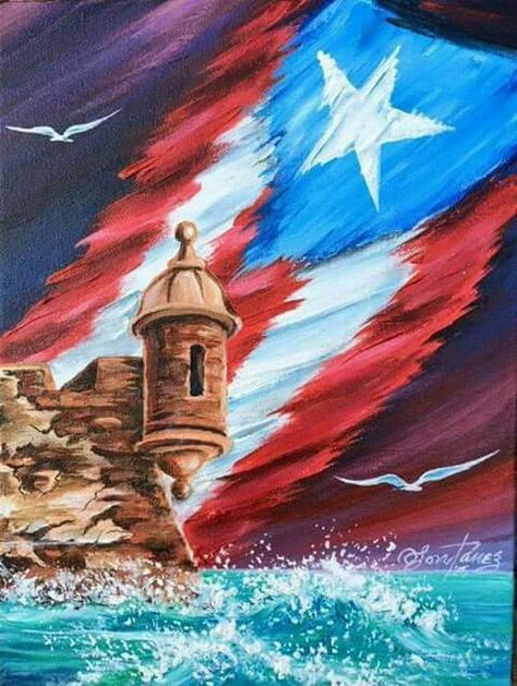 Bella Pintura Puerto Rican Power, Puerto Rican Artwork, Puerto Rico Tattoo, Puerto Rico Island, Puerto Rico Pictures, Puerto Rico Art, Puerto Rico History, Puerto Rican Flag, Puerto Rican Pride