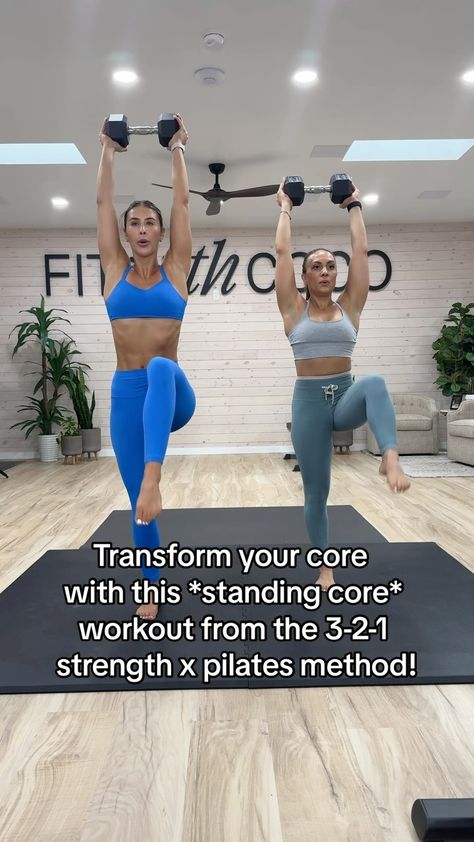 COURTENEY FISHER FITNESS | — Who’s ready?! This is your sign to not miss your dumbbell only full body combo workout. I’ll show you how to drop fat and build lean… | Instagram Core Muscle Exercises, Standing Ab Workout, Muscle Exercises, Leg Workouts Gym, Core Muscle, Floor Work, Quick Workouts, Deep Core, Standing Abs