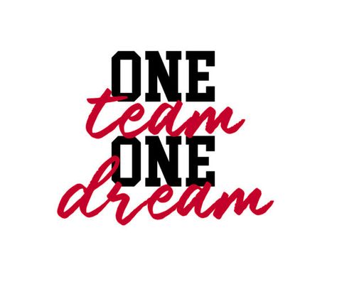 Excited to share this item from my #etsy shop: One Team One Dream SVG One Team One Dream, Softball Ideas, Team Theme, Team Motivation, Team Quotes, Motherhood Quotes, Teamwork Quotes, Classroom Teacher, Cheer Shirts