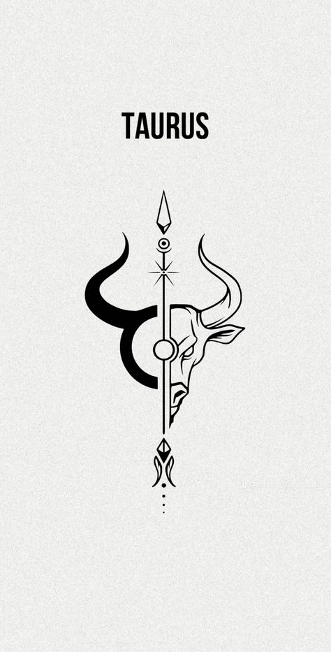 Matching Taurus Tattoos, Torus Zodiac, Taurus Tattoo Men, Taurus Drawing, Taurus Tattoo Designs, Taurus Symbol Tattoo, Taurus Bull Tattoos, Bull Tattoo, Taurus Symbols