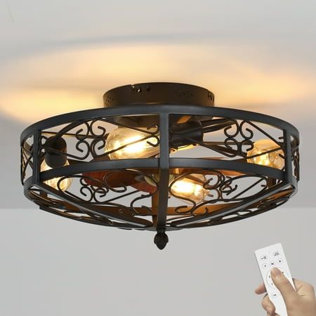 Specifications: Brand:MultiEase Color: Black Material: Metal Wood Style: Industrial Farmhouse Light fixture form: Ceiling Caged Ceiling Fan With Light, Cage Ceiling Fan, Drum Cage, Industrial Farmhouse Lighting, Cage Ceiling Light, Unique Ceiling Fans, Bladeless Ceiling Fan, Caged Ceiling Fan, Modern Farmhouse Lighting