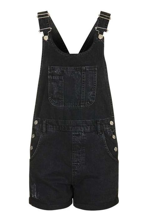 MOTO Short Denim Dungaree Black Overalls Outfit, Black Short Overalls, Black Short Jumpsuit, Dream Pants, Black Dungarees, Short Dungarees, Shorts Jumpsuit, Black Romper Shorts, Denim Dungaree