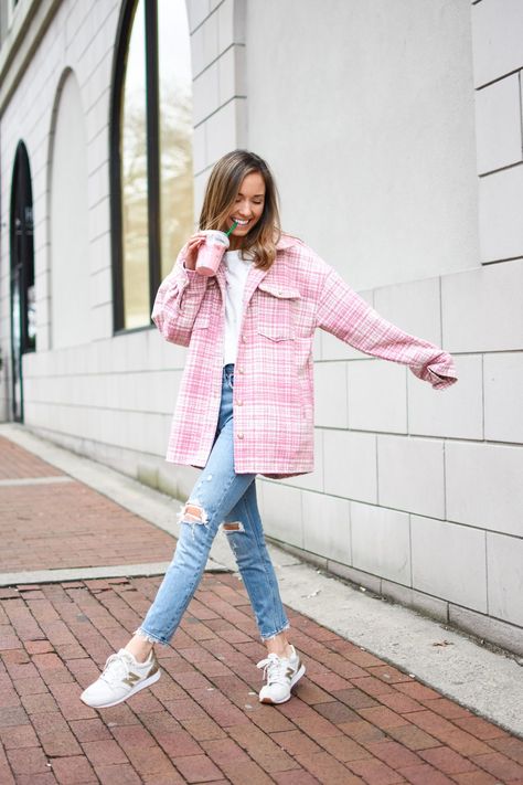 Plaid jacket outfit