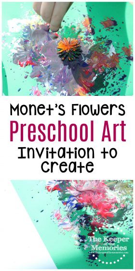 Art Appreciation Preschool, Preschool Art Studio, Preschool Monthly Themes, Invitation To Create, Art Docent, Season Art, Flowers Invitation, Master Artists, Artist Study