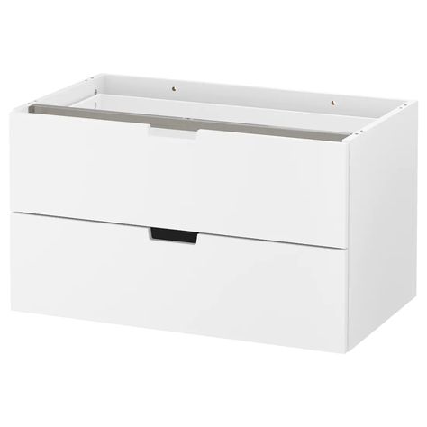 NORDLI Modular 2-drawer chest - white - IKEA Nordli Ikea, Diy Window Seat, Ikea Nordli, Ikea Canada, Low Dresser, Tuscan Design, Ikea Store, Painted Drawers, 4 Drawer Dresser