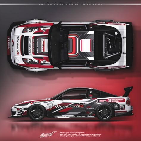 Old project made in aggressive racing style, but for drift car. Drift Livery, Jdm Wallpapers, Livery Car, Jdm Girls, Design Racing, Nissan 180sx, Car Livery, Car Sticker Design, Car Ramps