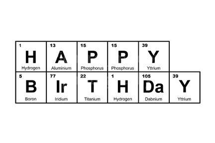 Happy Birthday In Periodic Table, Periodic Table Birthday Cards, Happy Birthday Periodic Table, Anime Happy Birthday Card, Google Birthday Card, Science Birthday Cards, How To Say Happy Birthday, Kimia Aesthetic, Periodic Table Jokes