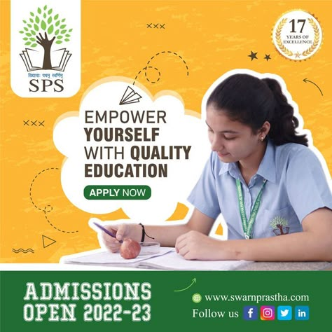 School Admission Open Creative Poster, School Creative Post, School Post Design, School Creative Ads, Future Skills, School Ads, Mind Craft, School Post, Boys Boarding School