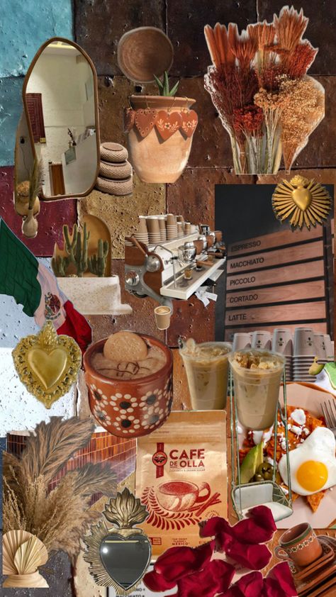 Mexican theme Mexican Theme Coffee Bar, Coffee Shop Mexican Design, Homemade Coffee Aesthetic, Spanish Style Coffee Shop, Mexican Store Aesthetic, Mexican Coffee Shop Aesthetic, Mexican Cafe Design, Mexican Bakery Aesthetic, Mexican Bakery Shop